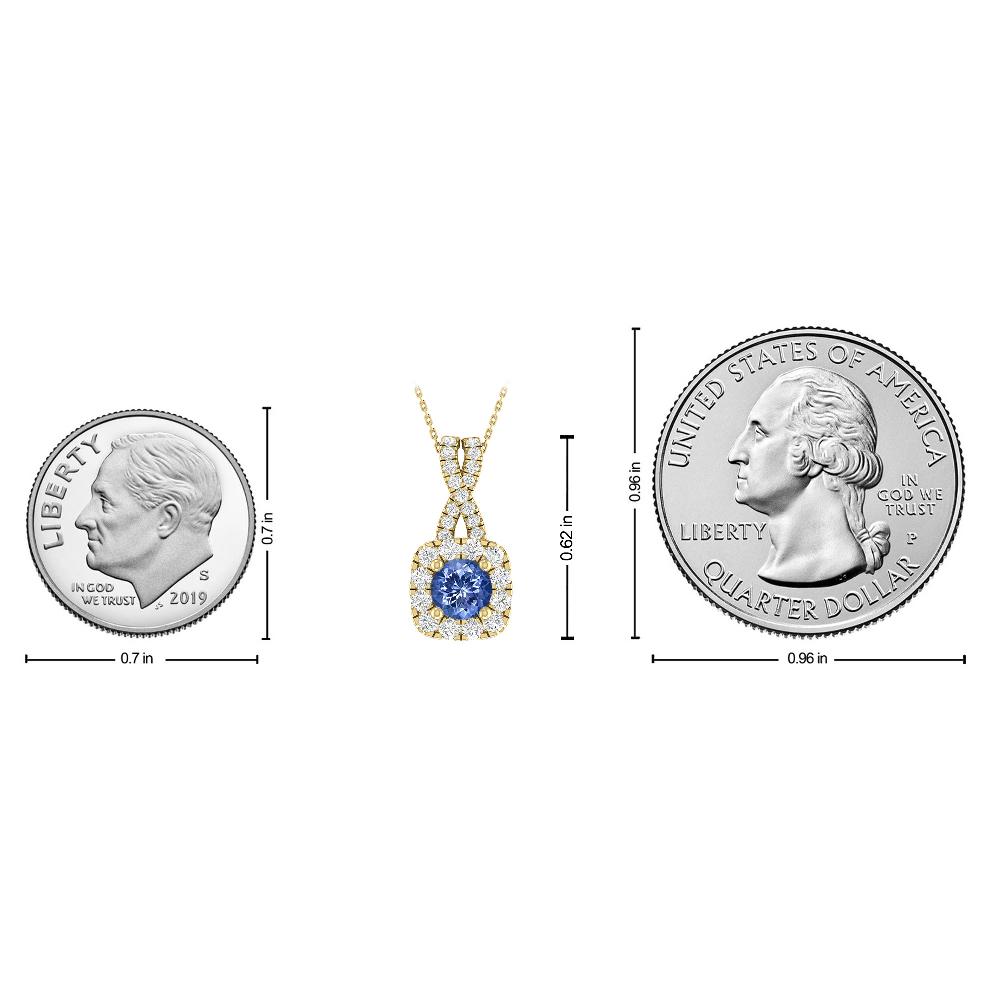 Yellow Gold - Tanzanite