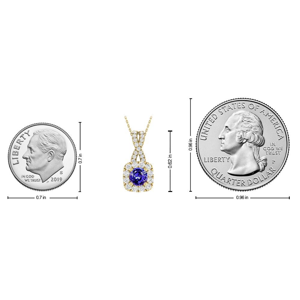 Yellow Gold - Tanzanite