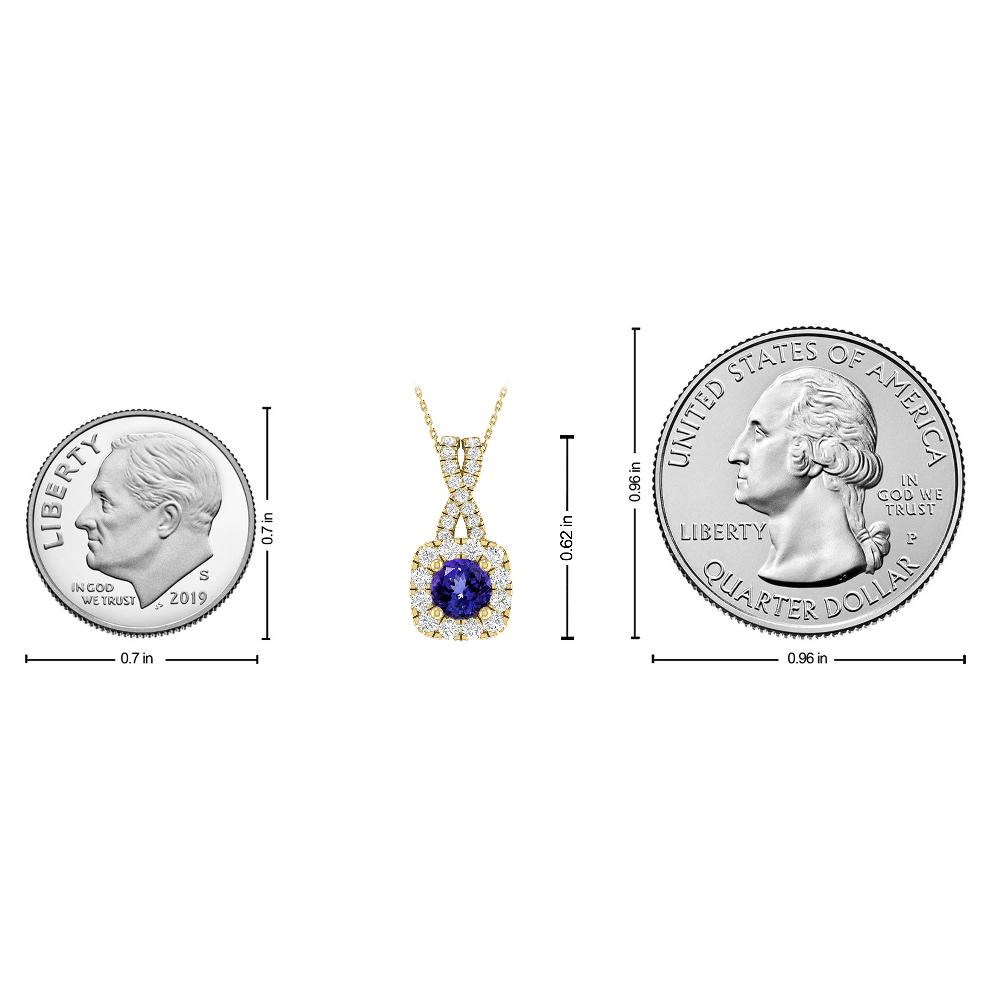 Yellow Gold - Tanzanite