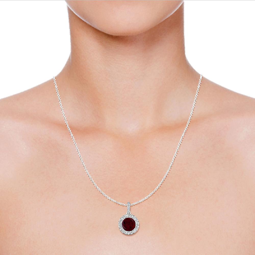 White Gold - Garnet