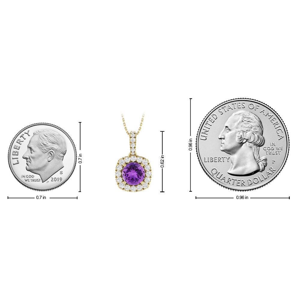 Yellow Gold - Amethyst