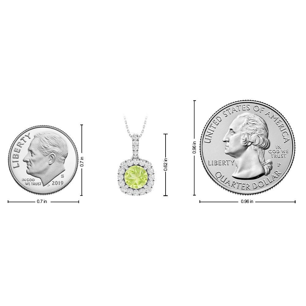 White Gold - Peridot