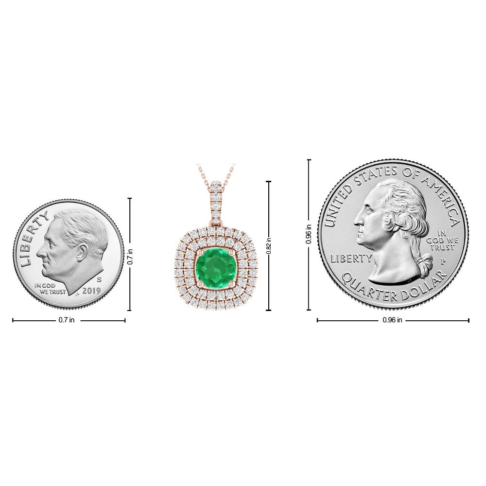Rose Gold - Emerald