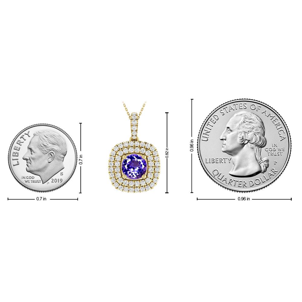 Yellow Gold - Tanzanite