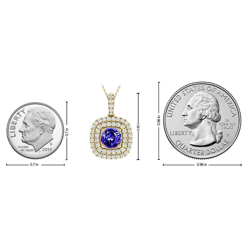 Yellow Gold - Tanzanite