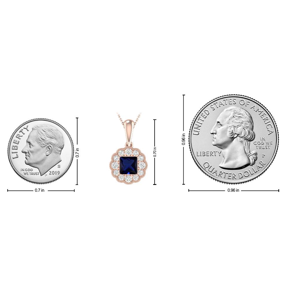 Rose Gold - Sapphire