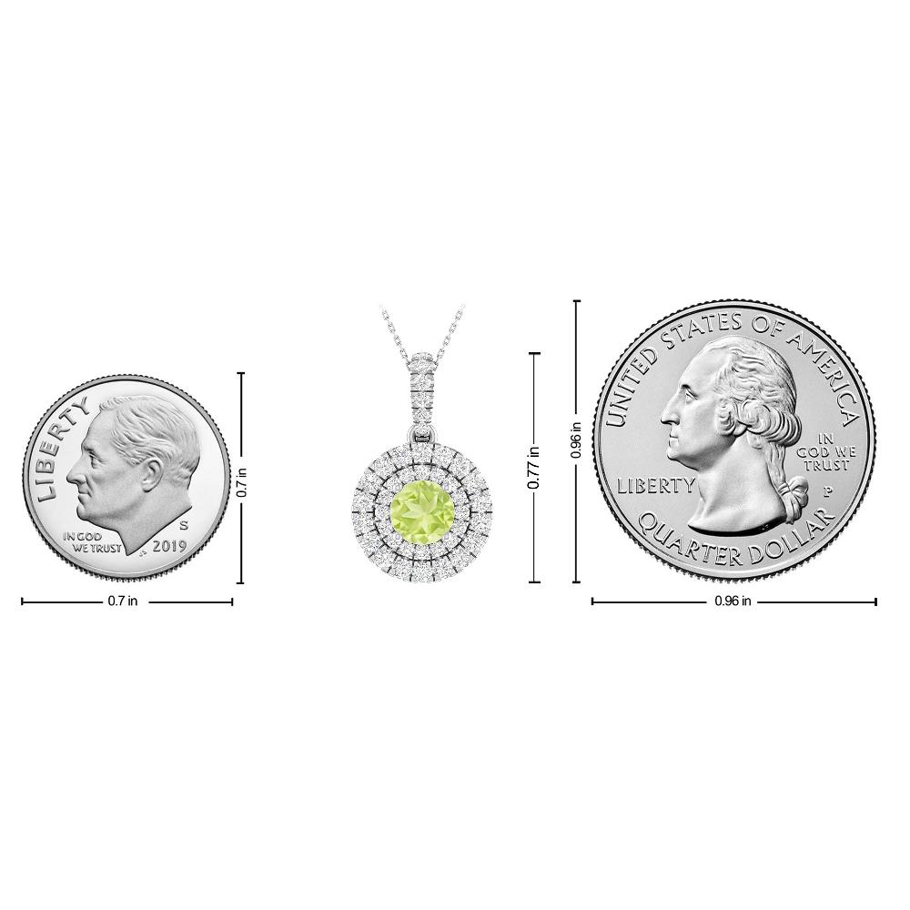 White Gold - Peridot