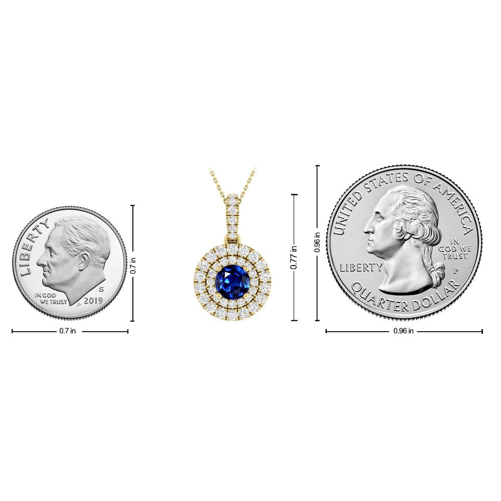 Yellow Gold - Sapphire