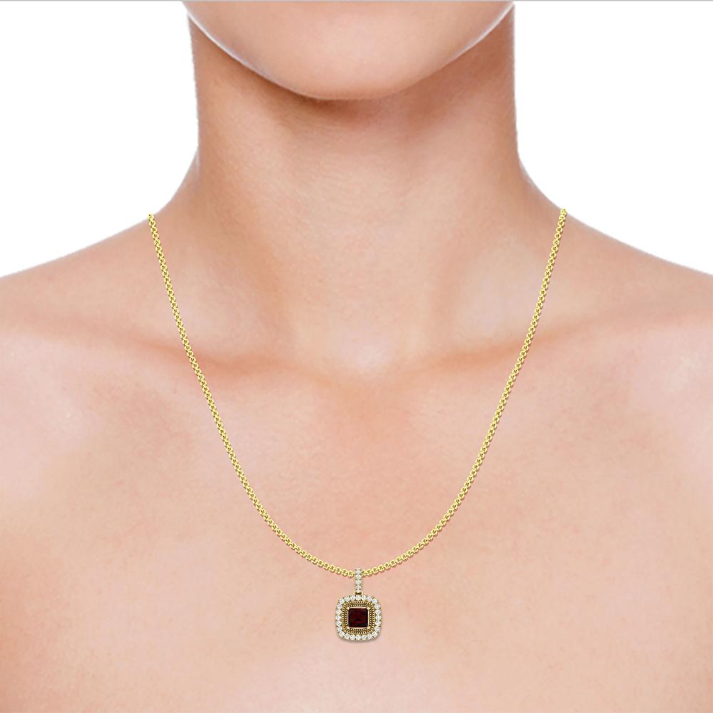 Yellow Gold - Garnet