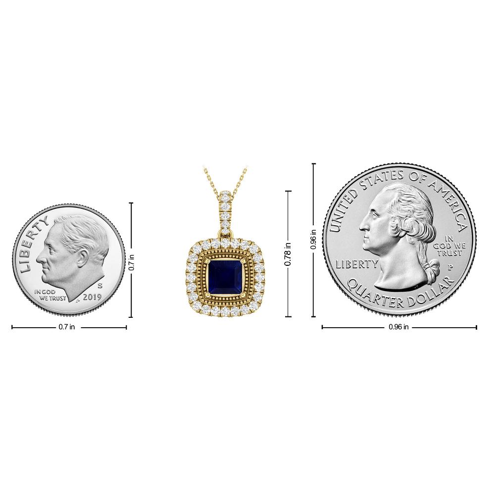 Yellow Gold - Sapphire