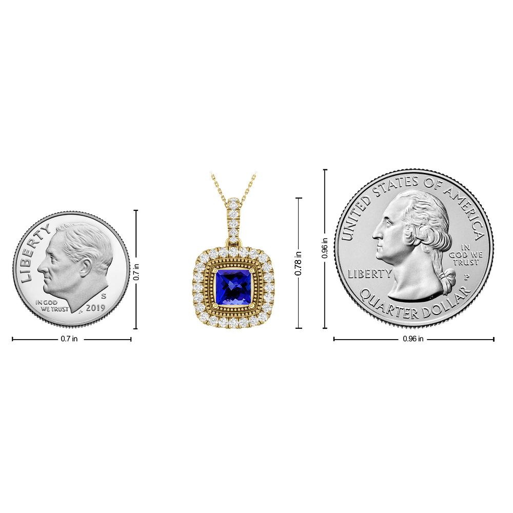 Yellow Gold - Tanzanite