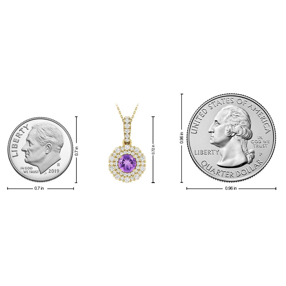Yellow Gold - Amethyst