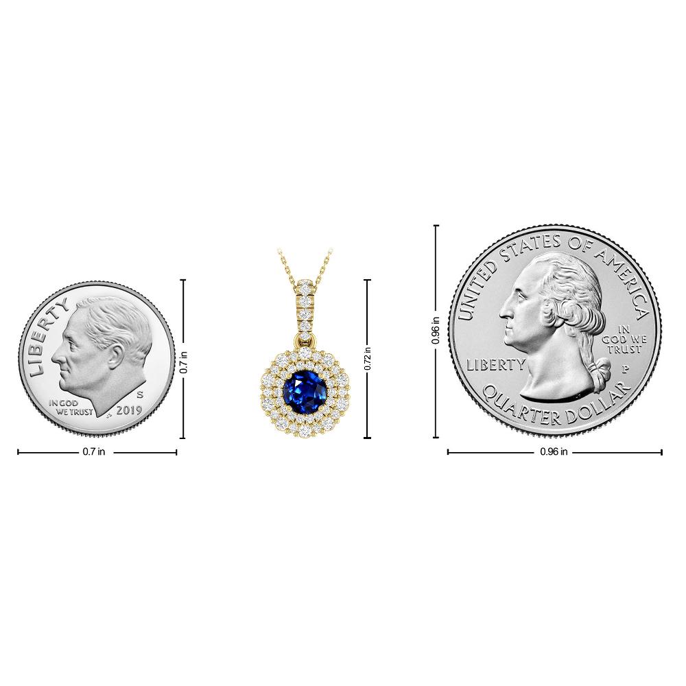 Yellow Gold - Sapphire