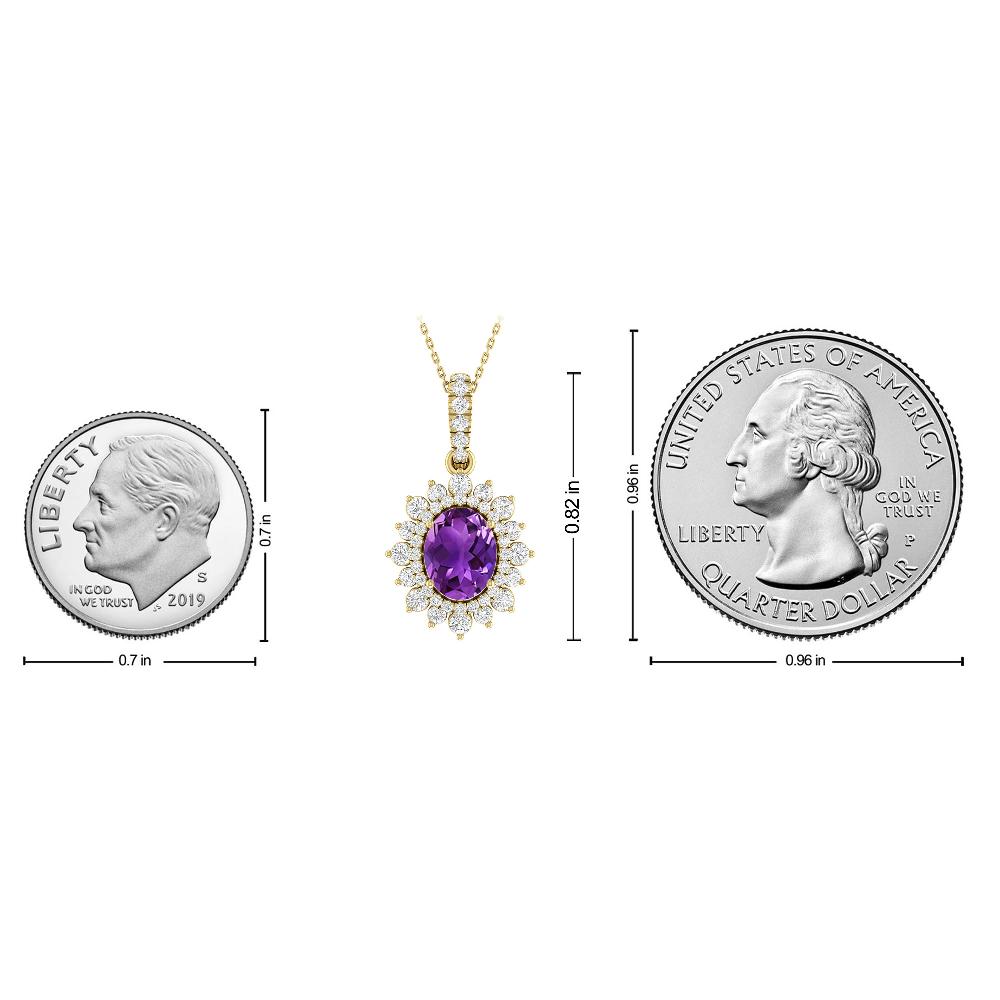Yellow Gold - Amethyst