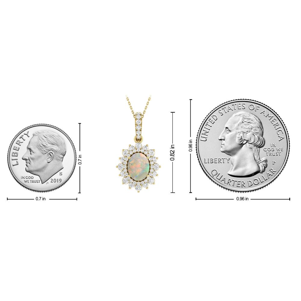 Yellow Gold - Opal