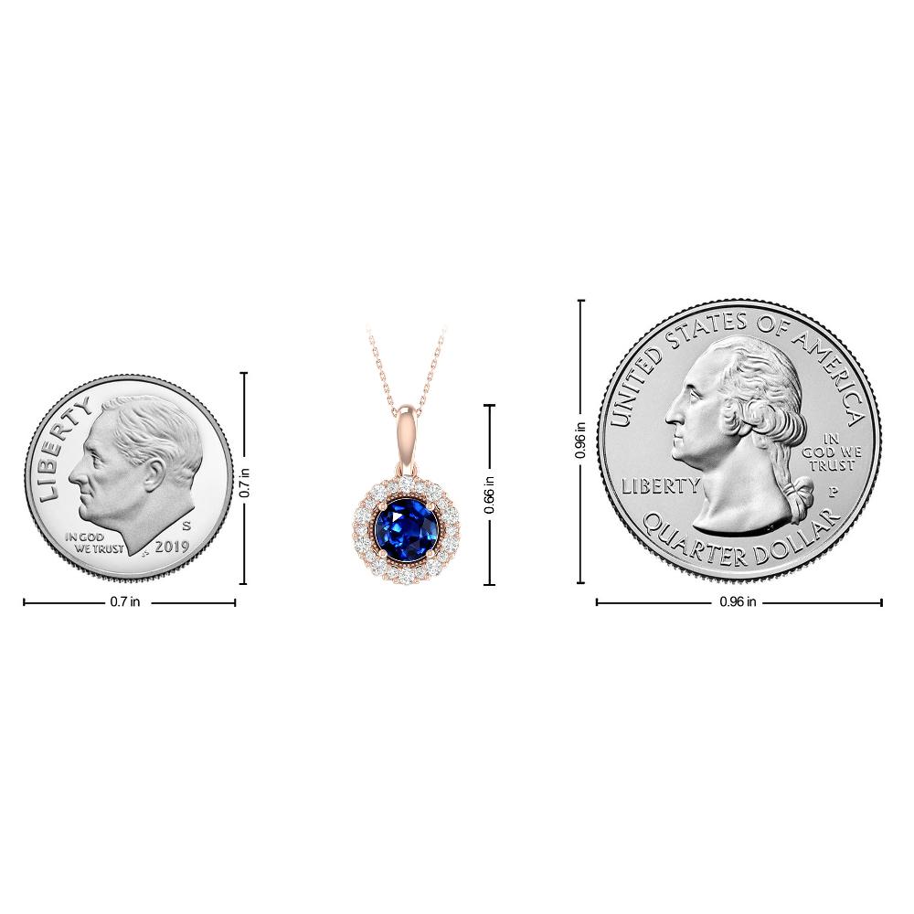 Rose Gold - Sapphire
