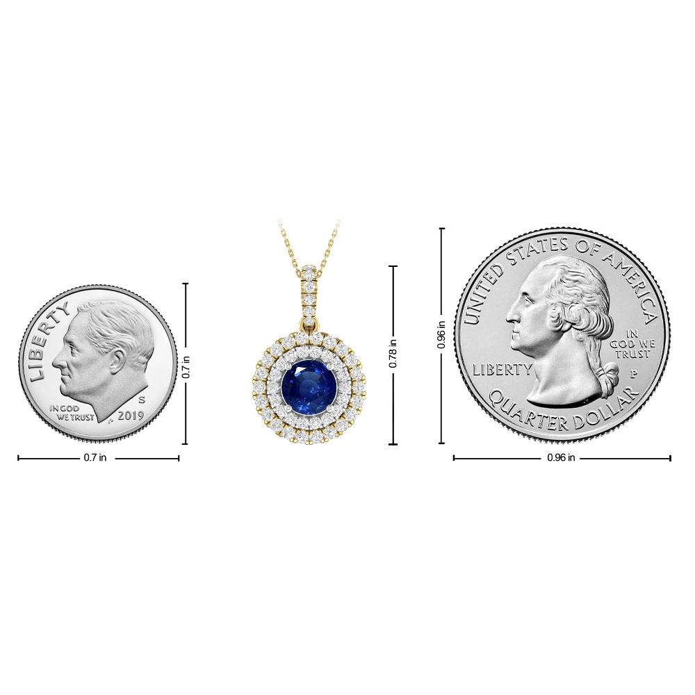 Yellow Gold/White - Sapphire