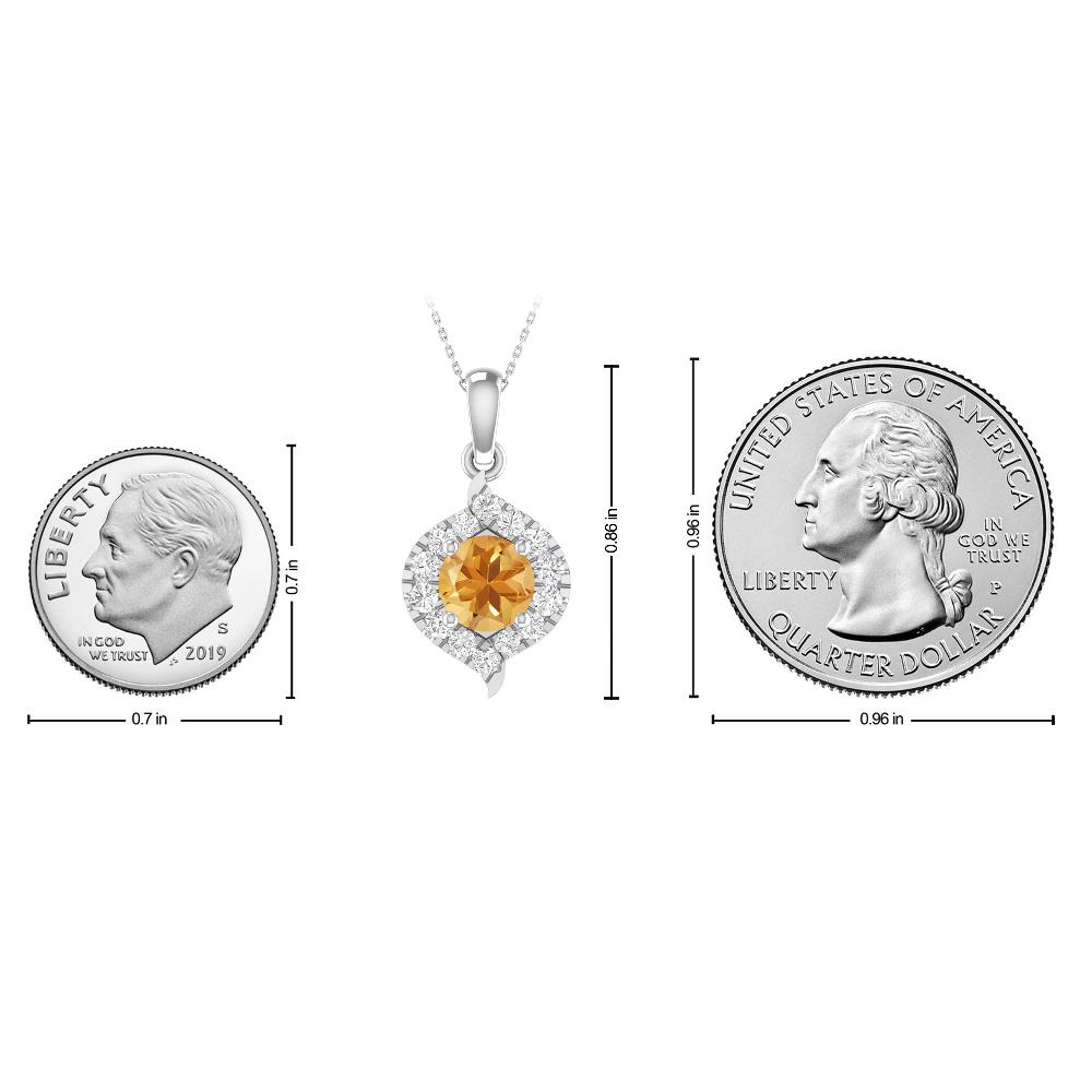 White Gold - Citrine
