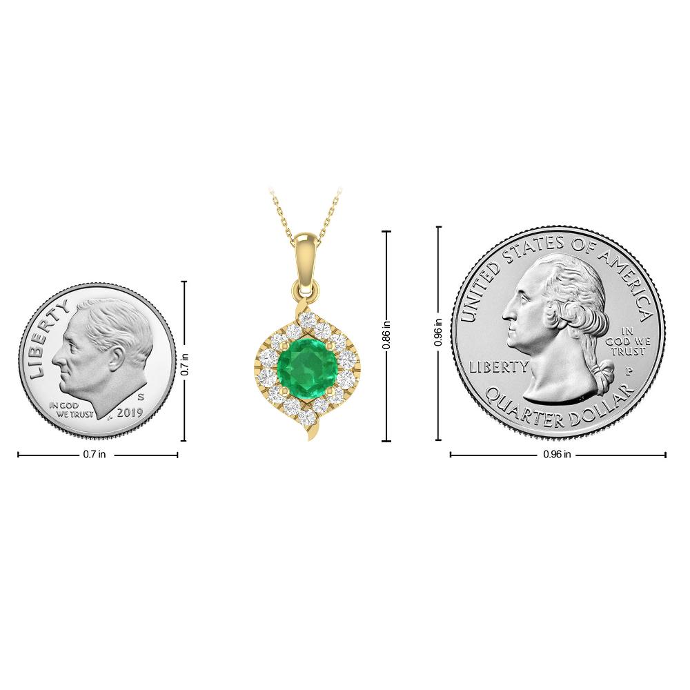 Yellow Gold - Emerald