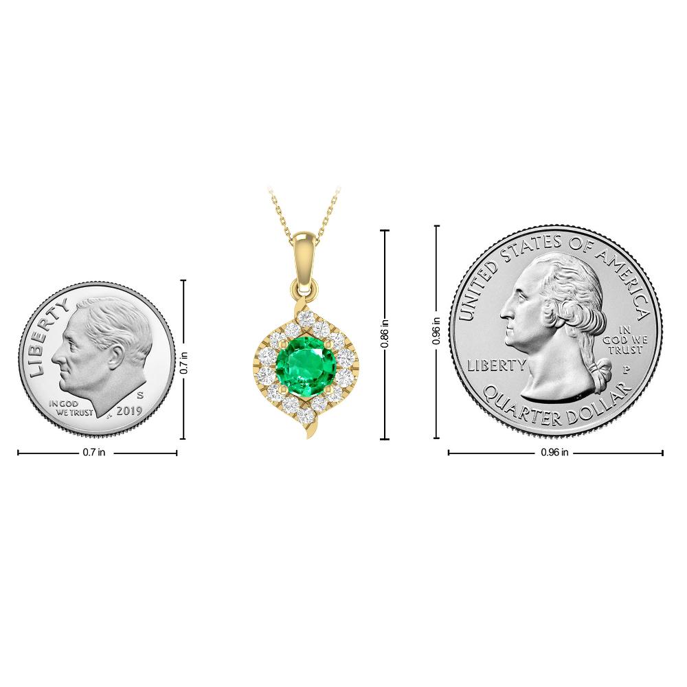 Yellow Gold - Emerald
