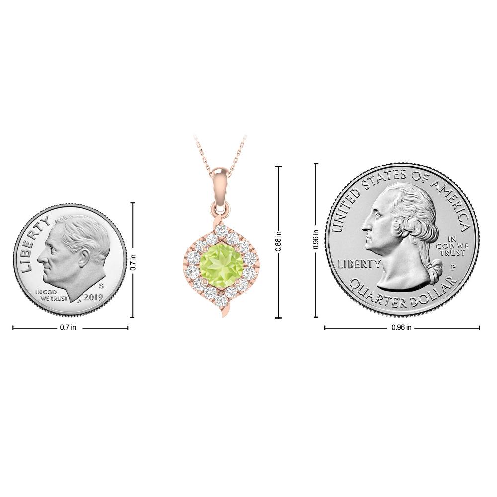 Rose Gold - Peridot