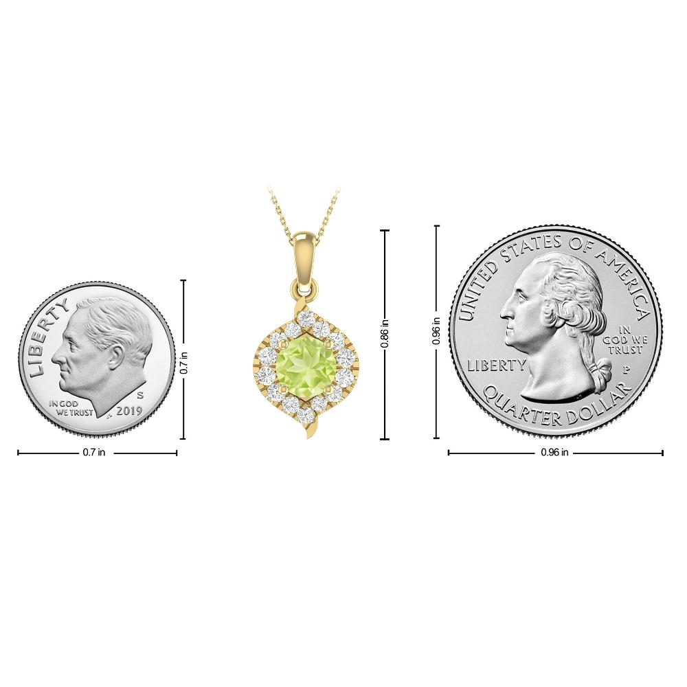 Yellow Gold - Peridot