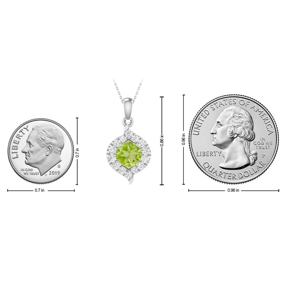 White Gold - Peridot