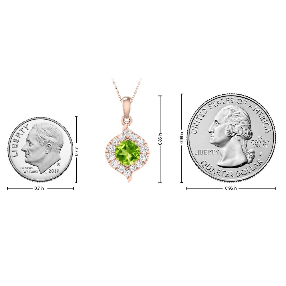 Rose Gold - Peridot