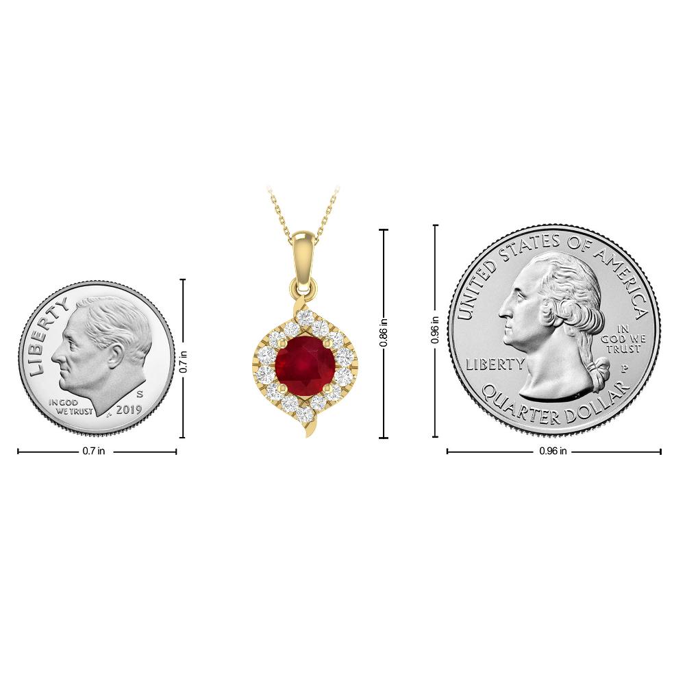 Yellow Gold - Ruby