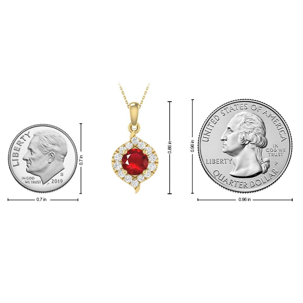 Yellow Gold - Ruby