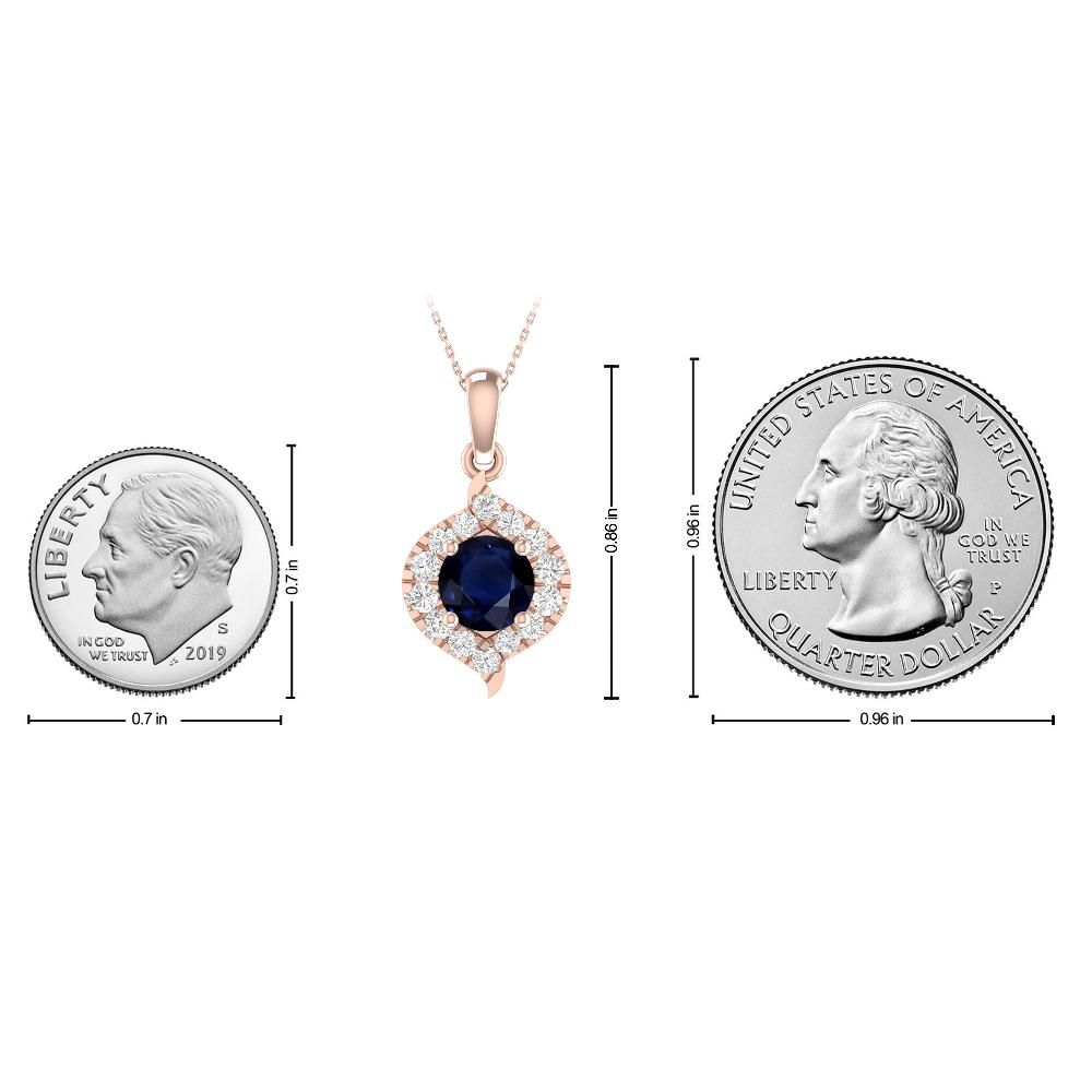 Rose Gold - Sapphire