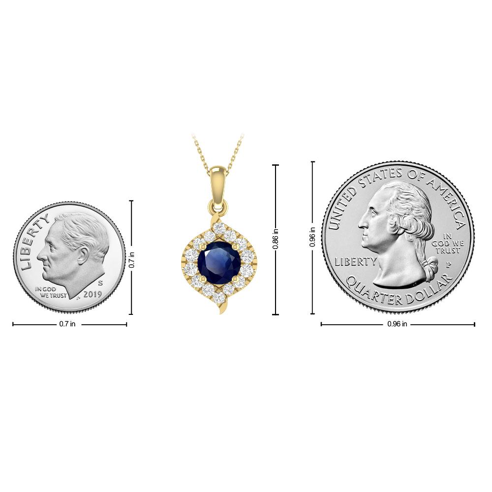 Yellow Gold - Sapphire