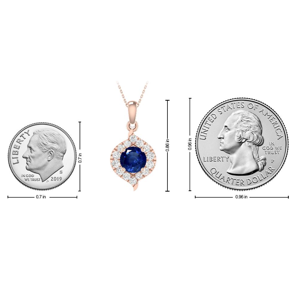 Rose Gold - Sapphire