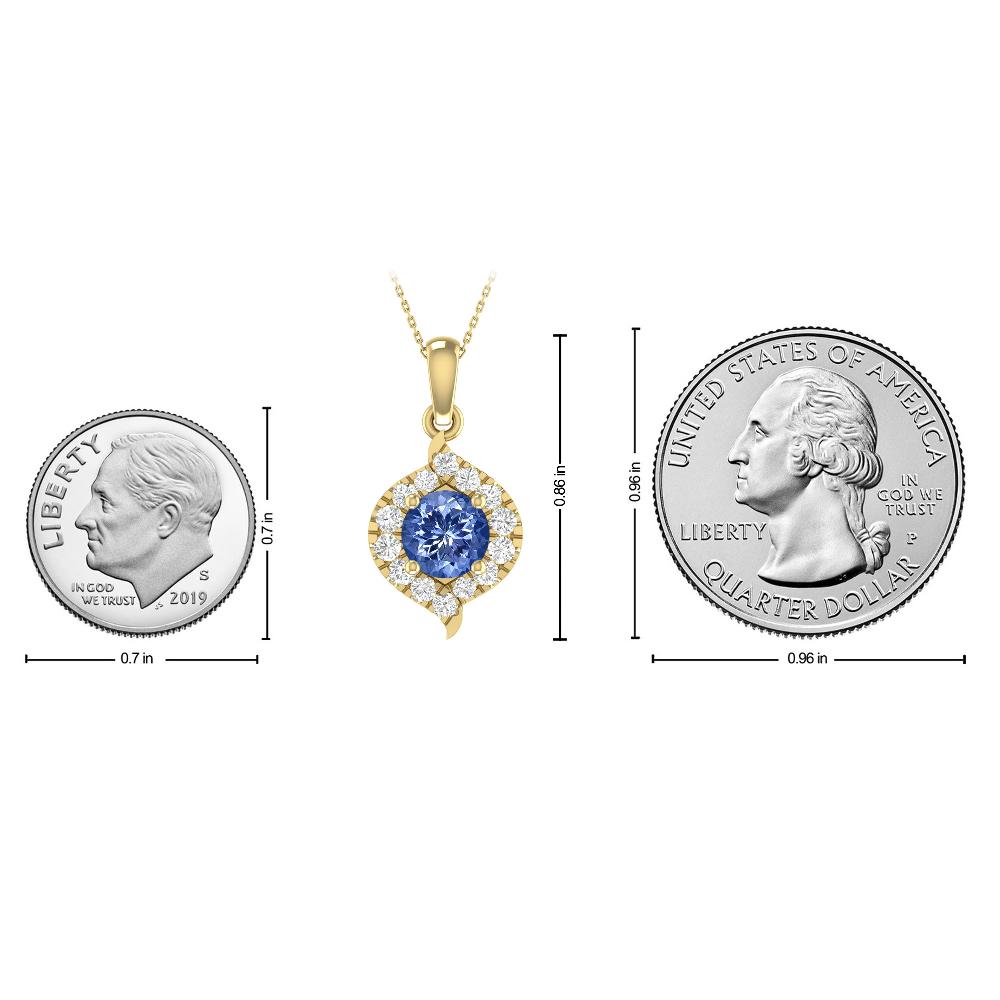 Yellow Gold - Tanzanite