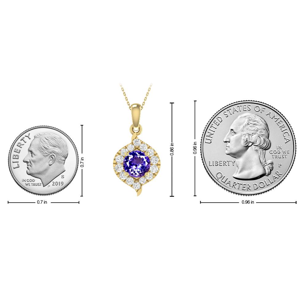 Yellow Gold - Tanzanite