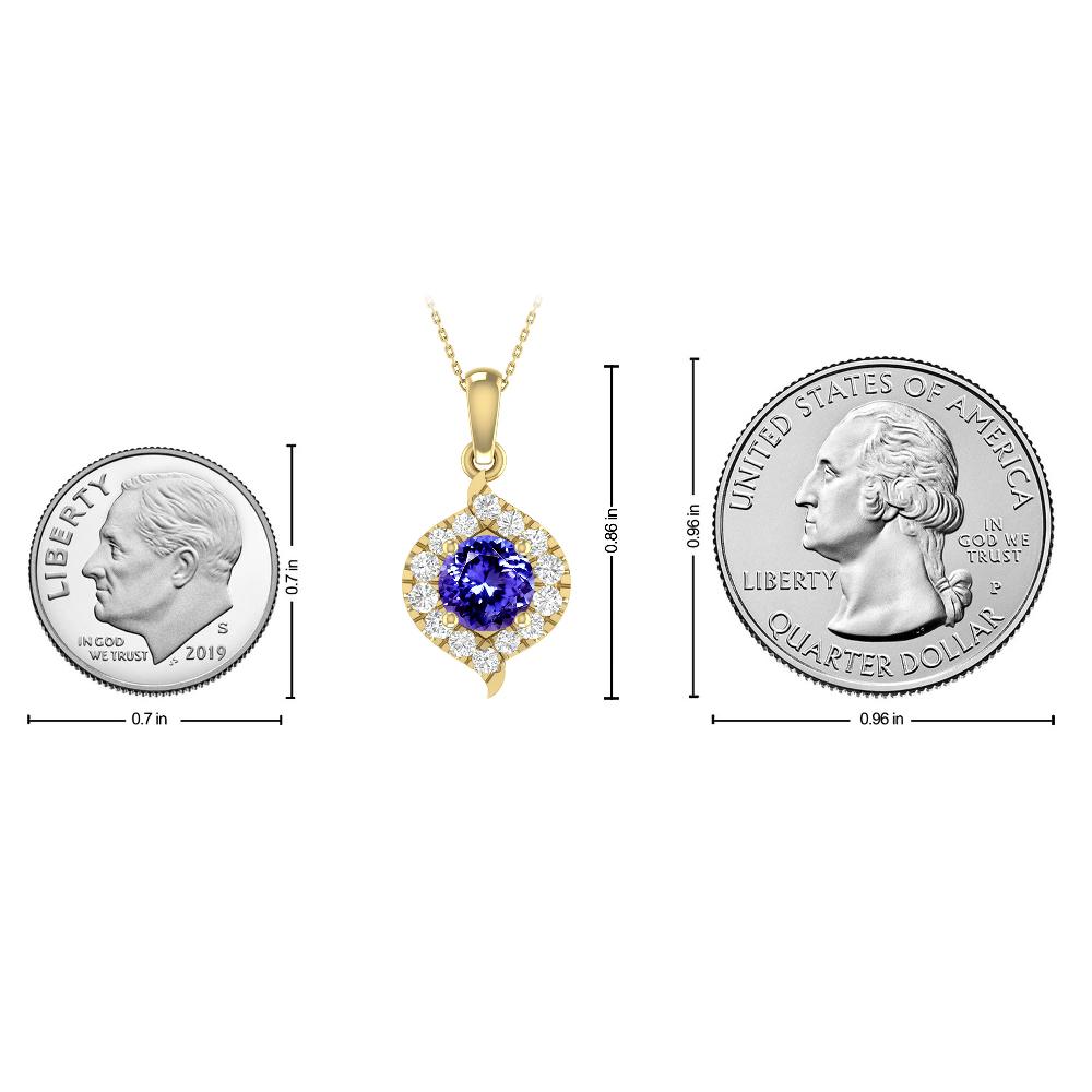 Yellow Gold - Tanzanite