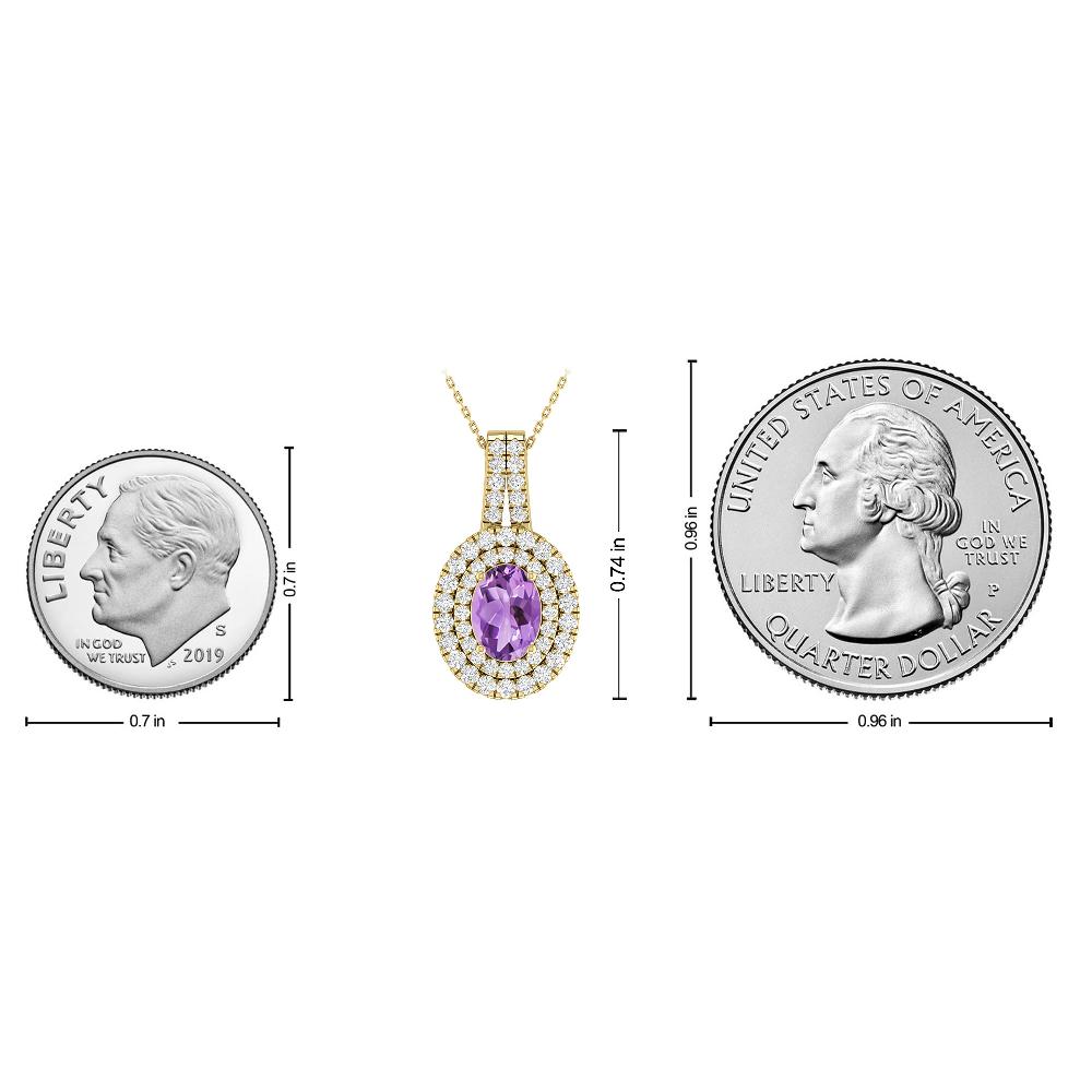 Yellow Gold - Amethyst