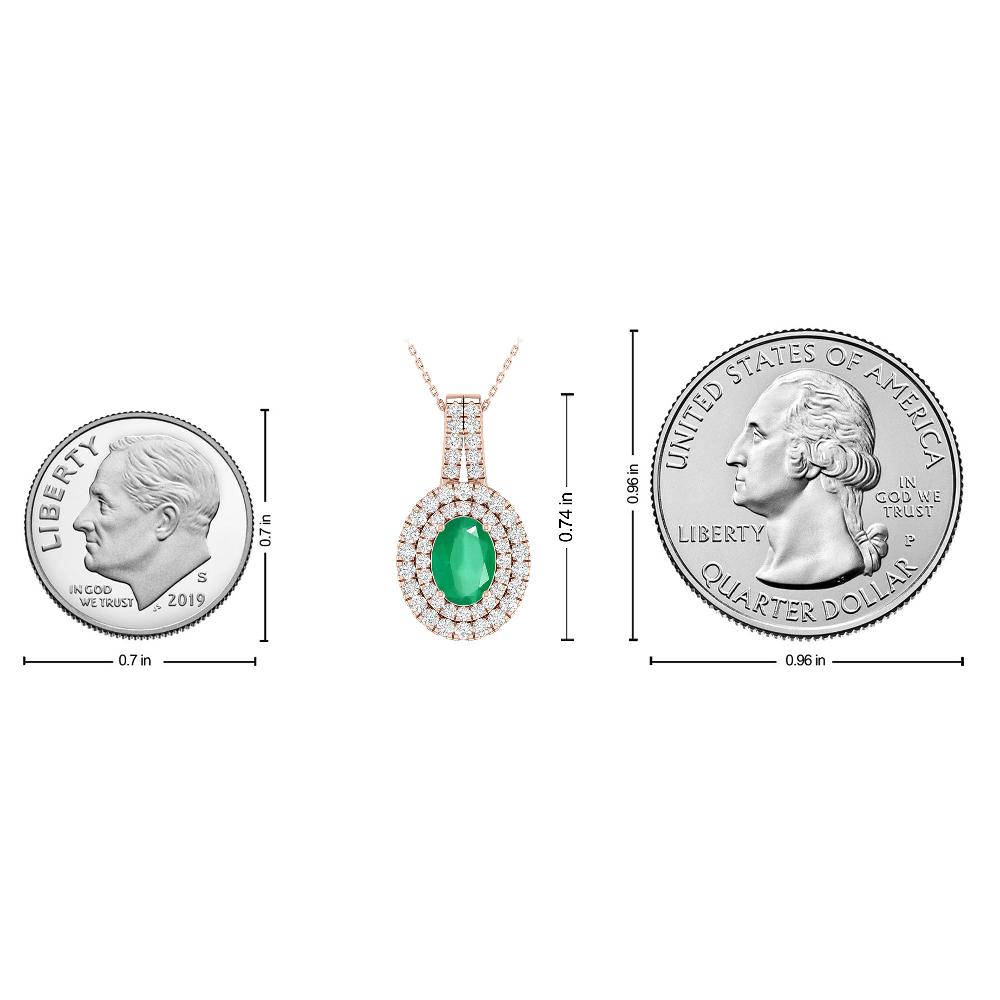 Rose Gold - Emerald