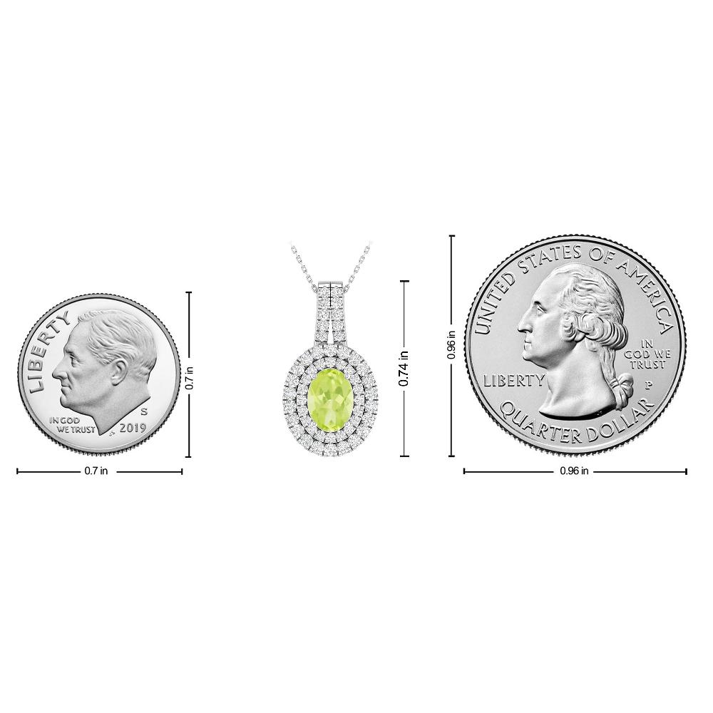 White Gold - Peridot