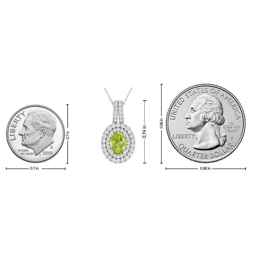 White Gold - Peridot