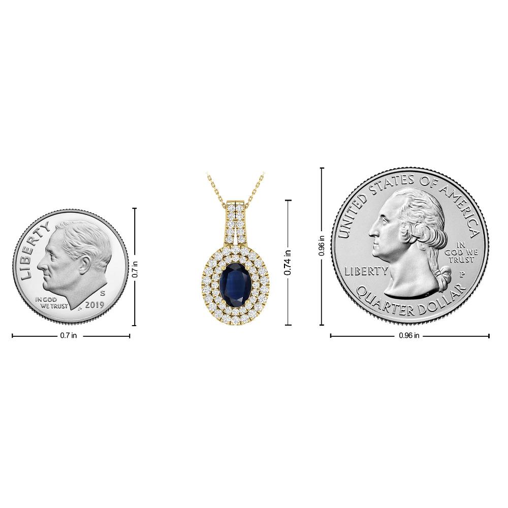 Yellow Gold - Sapphire