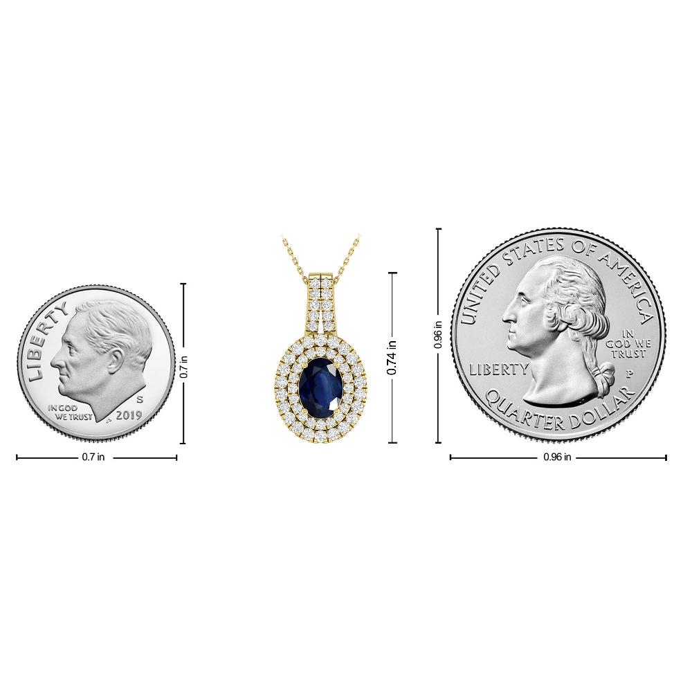 Yellow Gold - Sapphire