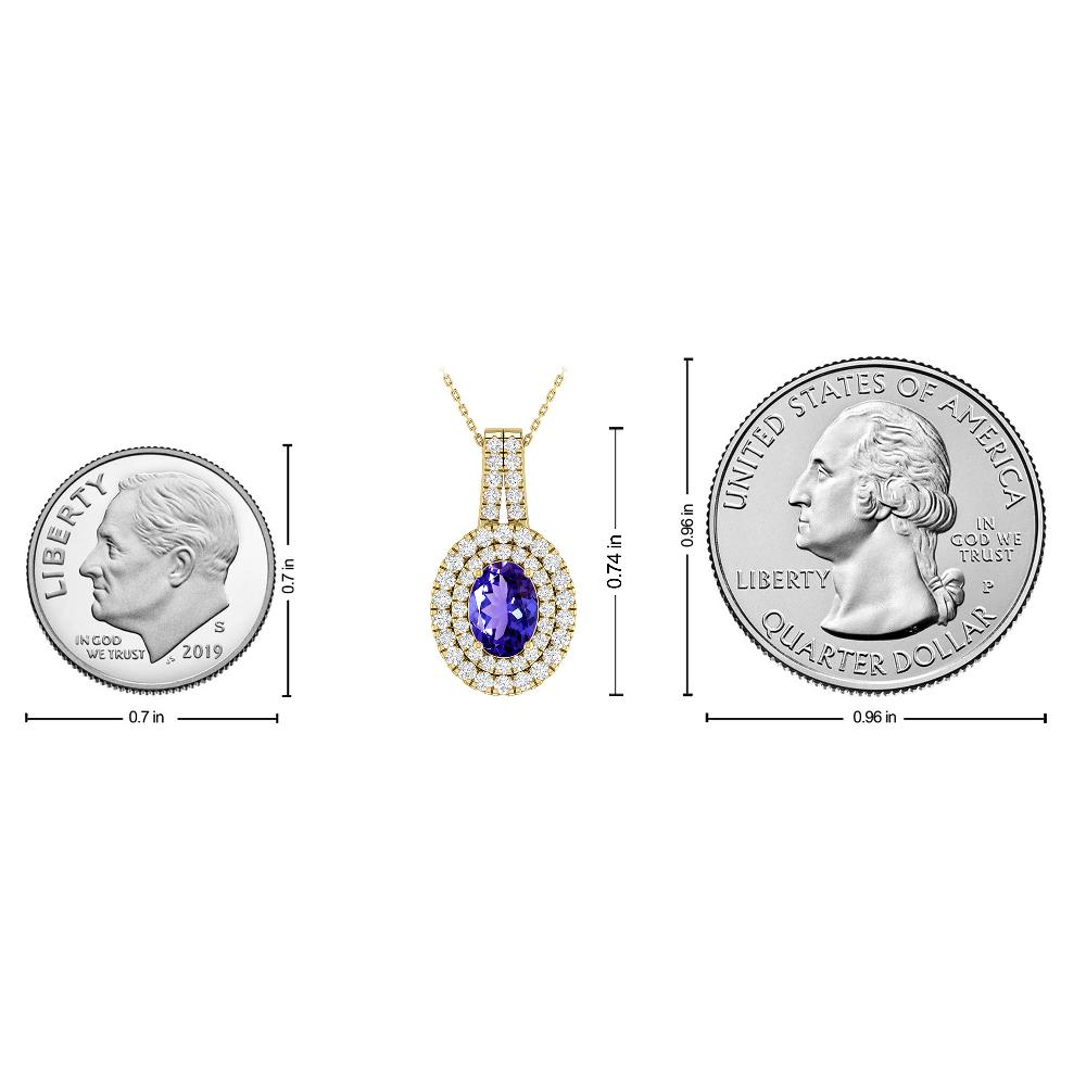 Yellow Gold - Tanzanite