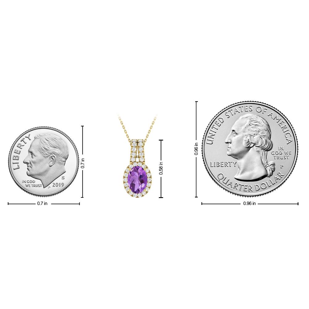 Yellow Gold - Amethyst