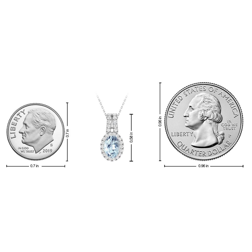 White Gold - Aquamarine