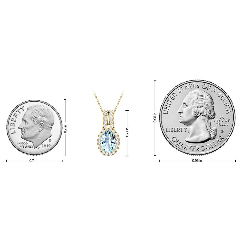 Yellow Gold - Aquamarine
