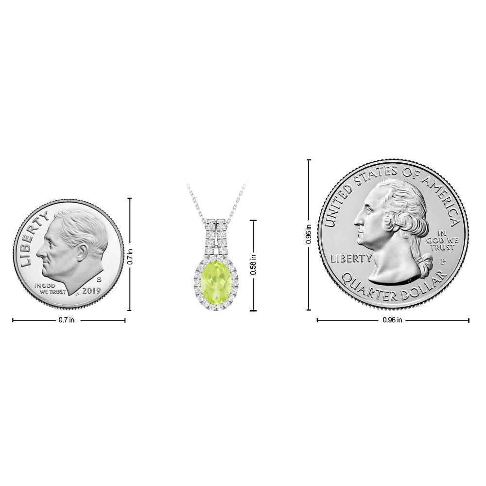 White Gold - Peridot