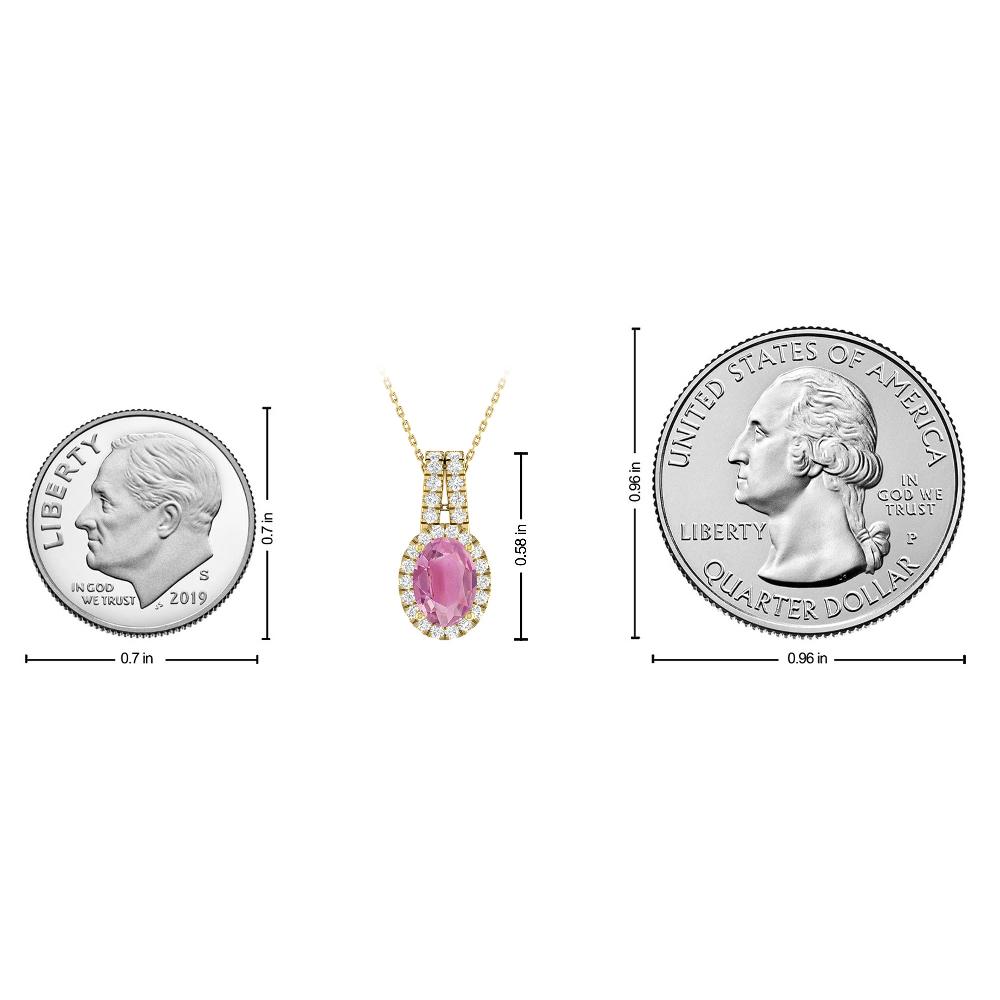 Yellow Gold - Pink Tourmaline