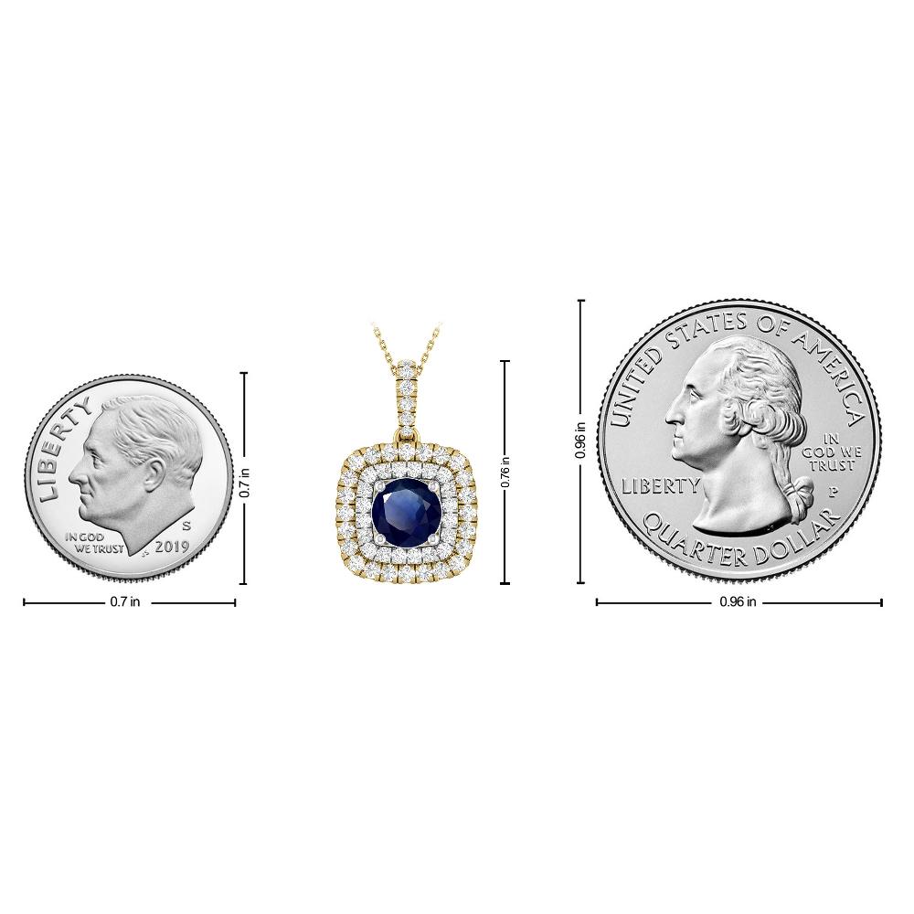Yellow Gold/White - Sapphire