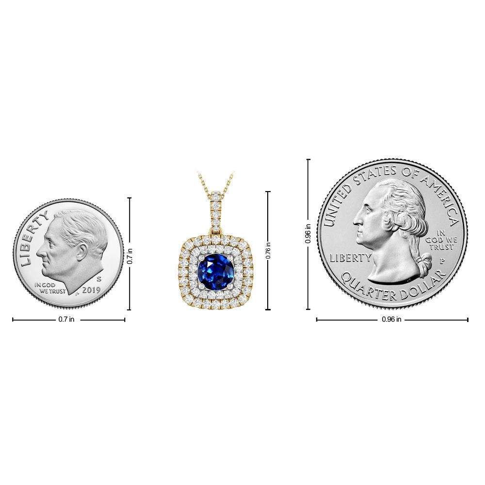 Yellow Gold/White - Sapphire
